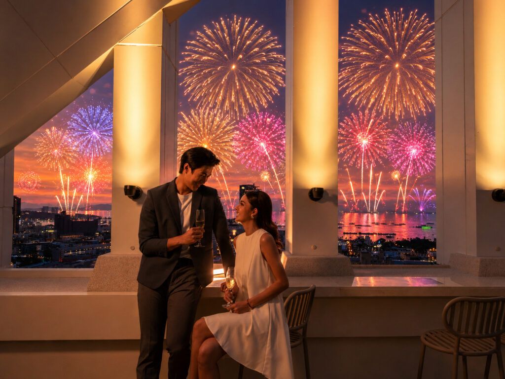 Three Beach-View Condos for a Front-Row Seat of Pattaya Fireworks Festival.